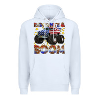 White red white and boom Premium Hoodie - texasbilliewilder