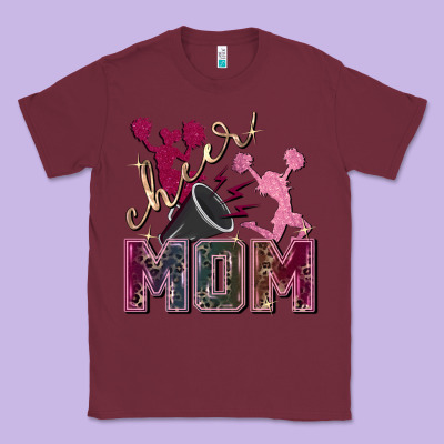Cheer Mom Classic Tee Designed By Fadigitalartstudio