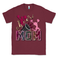 Burgundy cheer mom Classic Tee - FaDigitalArtStudio
