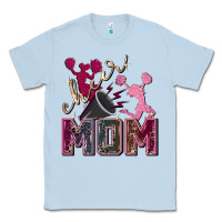 Dusty Blue cheer mom Classic Tee - FaDigitalArtStudio
