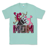 Seafoam cheer mom Classic Tee - FaDigitalArtStudio