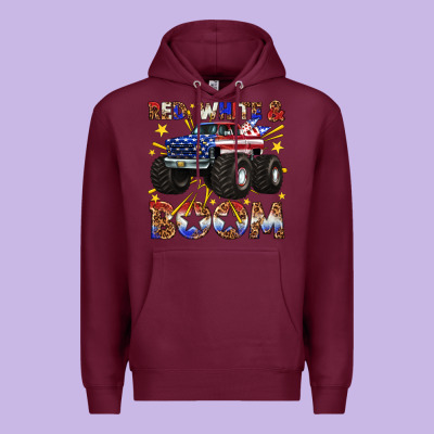 Red White And Boom Premium Hoodie Designed By Texasbilliewilder
