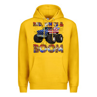 Lemon red white and boom Premium Hoodie - texasbilliewilder