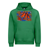 Emerald basketball background Urban Hoodie - texasbilliewilder