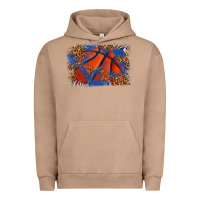 Pigment Burro basketball background Urban Hoodie - texasbilliewilder