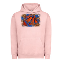 Pigment Salmon basketball background Urban Hoodie - texasbilliewilder