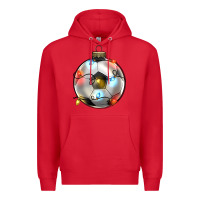 Red christmas  soccer Premium Hoodie - Zillion Design Studio