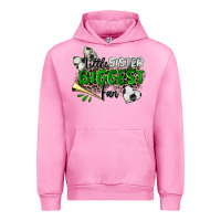 Fuchsia Pink little sister biggest fan soccer Urban Hoodie - Zillion Design Studio