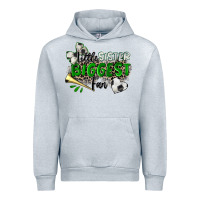 Heather Grey little sister biggest fan soccer Urban Hoodie - Zillion Design Studio