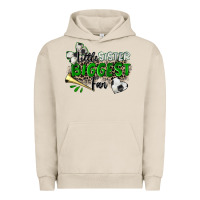 Pigment French Oak little sister biggest fan soccer Urban Hoodie - Zillion Design Studio