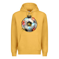 Mustard christmas  soccer Premium Hoodie - Zillion Design Studio
