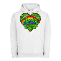 Pigment Lunar Rock lucky heart with leopard Urban Hoodie - RanaPortraitStore