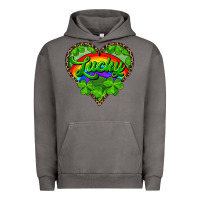 Pigment Tornado lucky heart with leopard Urban Hoodie - RanaPortraitStore