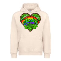 Sandshell lucky heart with leopard Urban Hoodie - RanaPortraitStore
