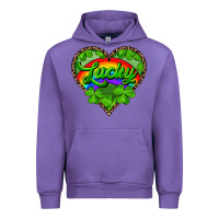 Tulip lucky heart with leopard Urban Hoodie - RanaPortraitStore