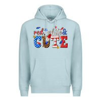 Blue Mist red white and cute billie wilder Premium Hoodie - texasbilliewilder