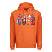 Carrot red white and cute billie wilder Premium Hoodie - texasbilliewilder