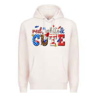 Pale Pink red white and cute billie wilder Premium Hoodie - texasbilliewilder