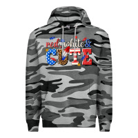 Slate Camo red white and cute billie wilder Premium Hoodie - texasbilliewilder