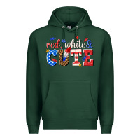 Sports Green red white and cute billie wilder Premium Hoodie - texasbilliewilder
