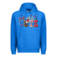 True Royal red white and cute billie wilder Premium Hoodie - texasbilliewilder