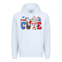 White red white and cute billie wilder Premium Hoodie - texasbilliewilder