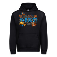 Black little sister biggest fan football Urban Hoodie - Zillion Design Studio