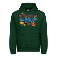 Forest Green little sister biggest fan football Urban Hoodie - Zillion Design Studio
