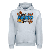Heather Grey little sister biggest fan football Urban Hoodie - Zillion Design Studio