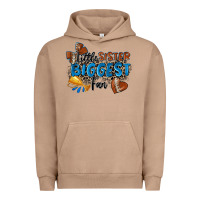 Pigment Burro little sister biggest fan football Urban Hoodie - Zillion Design Studio