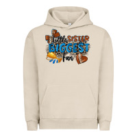Pigment French Oak little sister biggest fan football Urban Hoodie - Zillion Design Studio