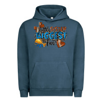 Pigment Midnight Navy little sister biggest fan football Urban Hoodie - Zillion Design Studio