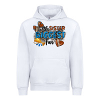 White little sister biggest fan football Urban Hoodie - Zillion Design Studio