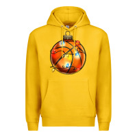 Lemon christmas baskeball Premium Hoodie - Zillion Design Studio