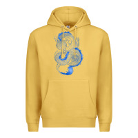 Antique Gold blue dragon Premium Hoodie - RanaPortraitStore