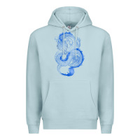 Blue Mist blue dragon Premium Hoodie - RanaPortraitStore