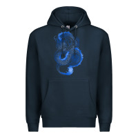 Navy blue dragon Premium Hoodie - RanaPortraitStore