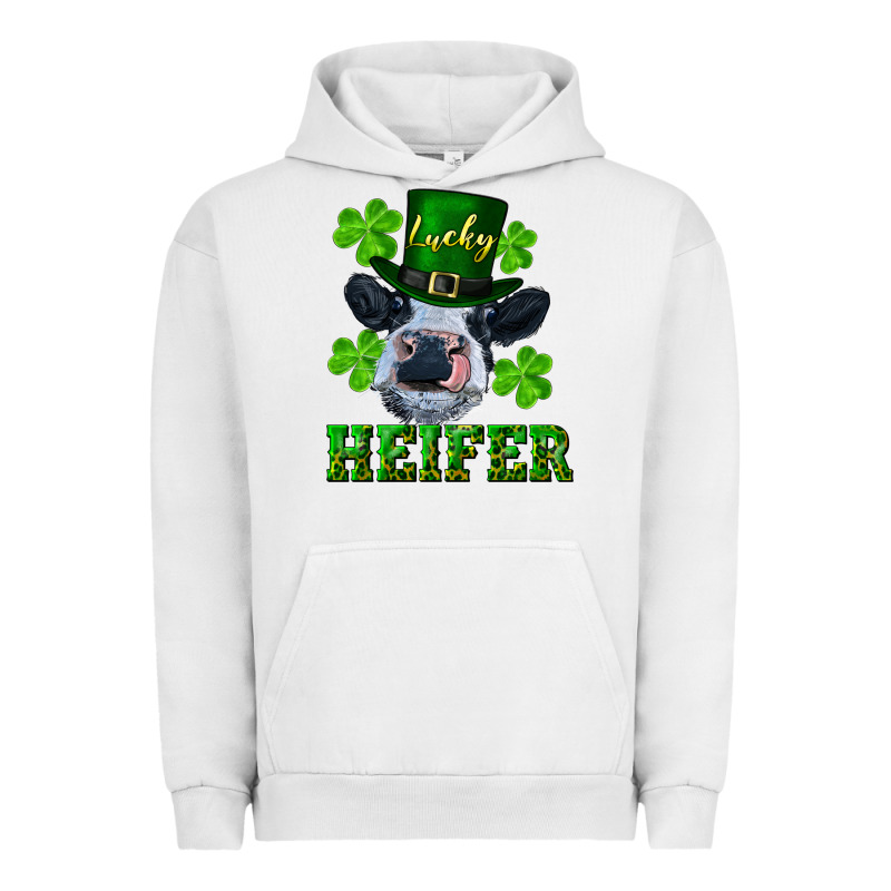 Lucky Heifer Urban Hoodie by RanaPortraitStore | Teevron