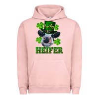 Pigment Salmon Lucky heifer Urban Hoodie - RanaPortraitStore