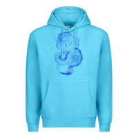 Ocean Blue blue dragon Premium Hoodie - RanaPortraitStore