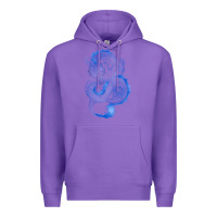 Purple blue dragon Premium Hoodie - RanaPortraitStore