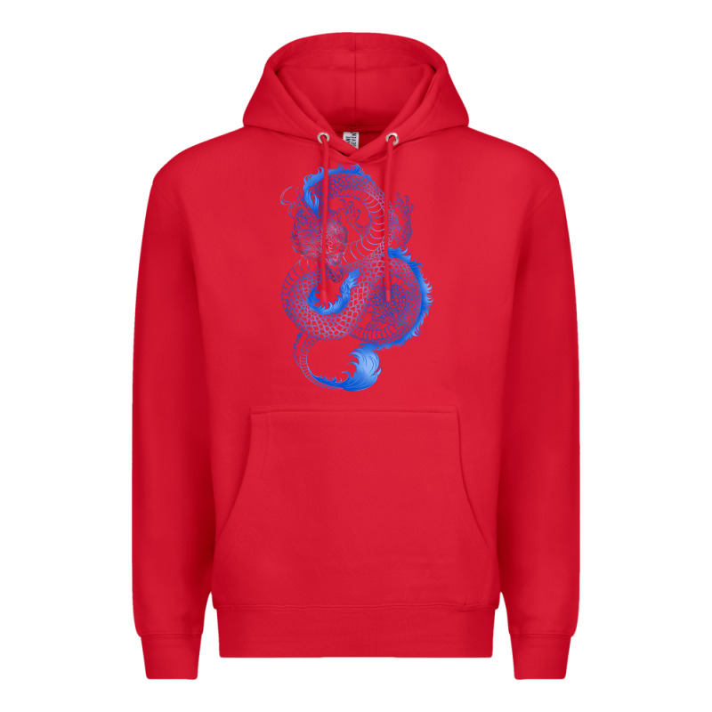 Blue Dragon Premium Hoodie by RanaPortraitStore | Teevron