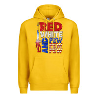 Lemon red white and pew pew pew Premium Hoodie - texasbilliewilder