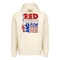 Tofu red white and pew pew pew Premium Hoodie - texasbilliewilder
