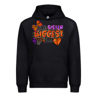 Black little sister biggest fan basketball Urban Hoodie - Zillion Design Studio