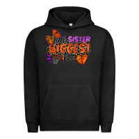 Pigment Black little sister biggest fan basketball Urban Hoodie - Zillion Design Studio