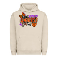 Pigment French Oak little sister biggest fan basketball Urban Hoodie - Zillion Design Studio