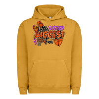 Pigment Peanut Butter little sister biggest fan basketball Urban Hoodie - Zillion Design Studio