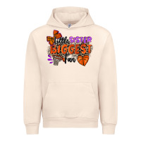 Little Sister Biggest Fan Basketball Urban Hoodie | Teevron