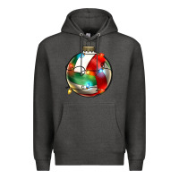 Charcoal Heather christmas  volleyball Premium Hoodie - Zillion Design Studio